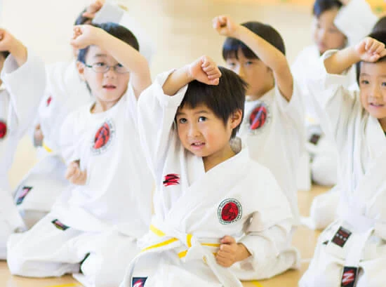 空手教室の様子